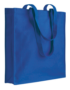 0017207125 Shopping bag cotton with gusset, colored